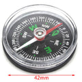 Portable Mini Precise Compass Practical Guider Survival Button Design Qme one size