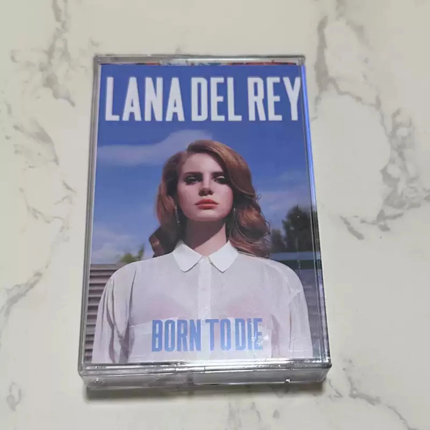 Retro Dreamy Indie Pop Cassette Tape | Blue Sky Portrait Atmospheric Cover, High-Fidelity Analog Full Track Edition Qme BORN