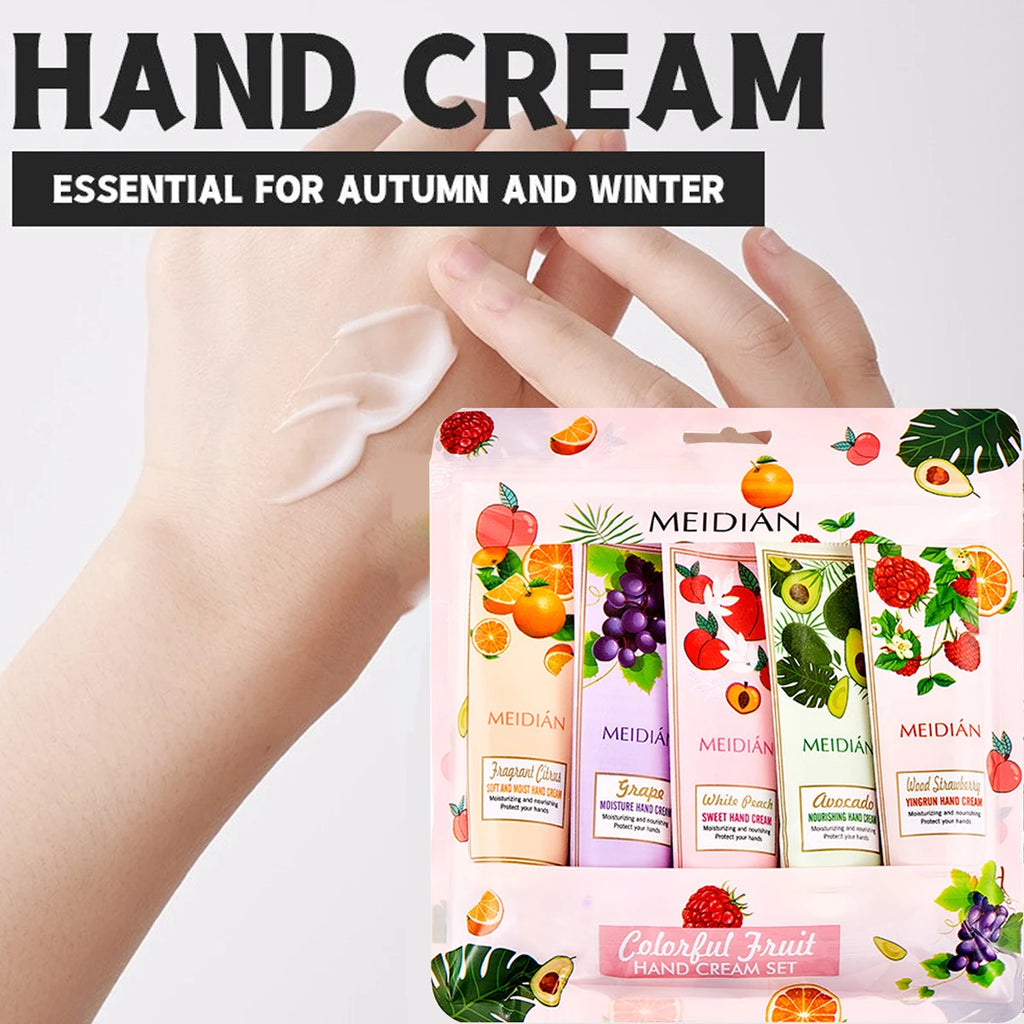 5-Pack Moisturizing Hand Cream Deeply Hydrating Long-lasting Qme
