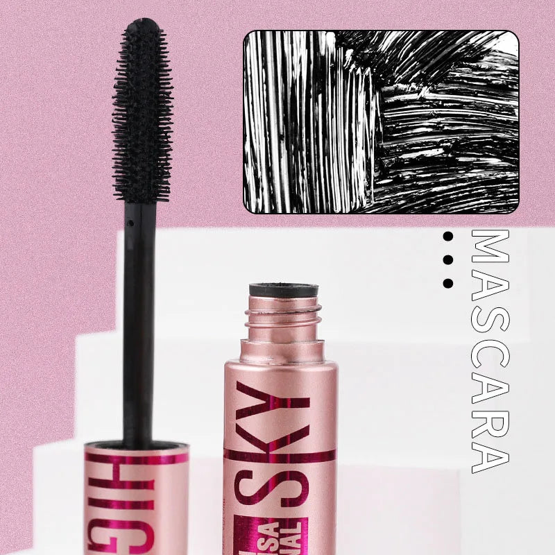 Pink Slender Eye Black Waterproof Sweat Proof Not Easy Smudge Apply Qme