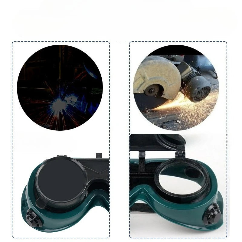 Welding goggles impact protection eye protection for welders dust prevention and ventilation during welding Qme