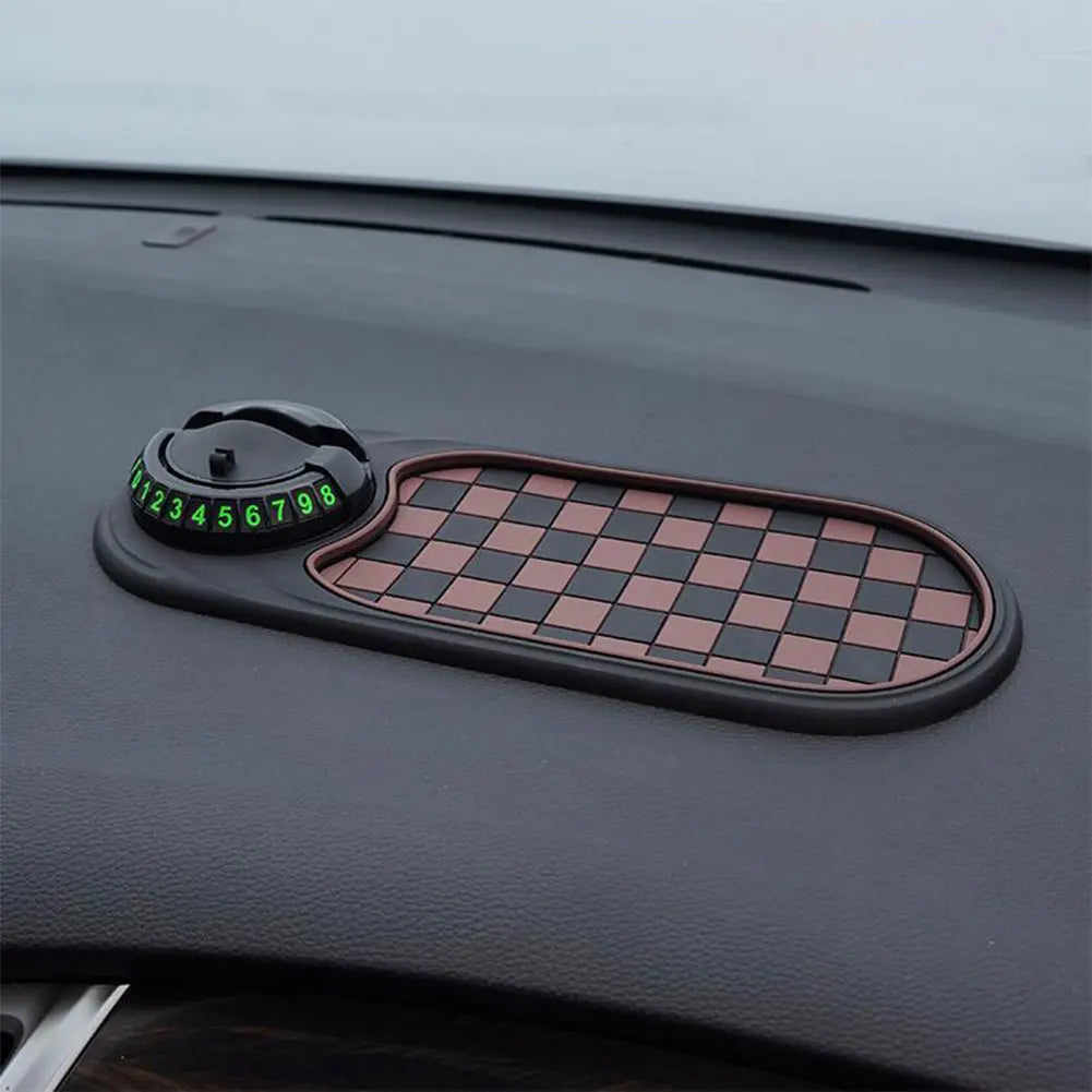 Auto Non-slip Car Mats Dashboard Cell Phone Holder Silicone Dashboard Car Pad Mat for Phones Keys Gadgets Qme