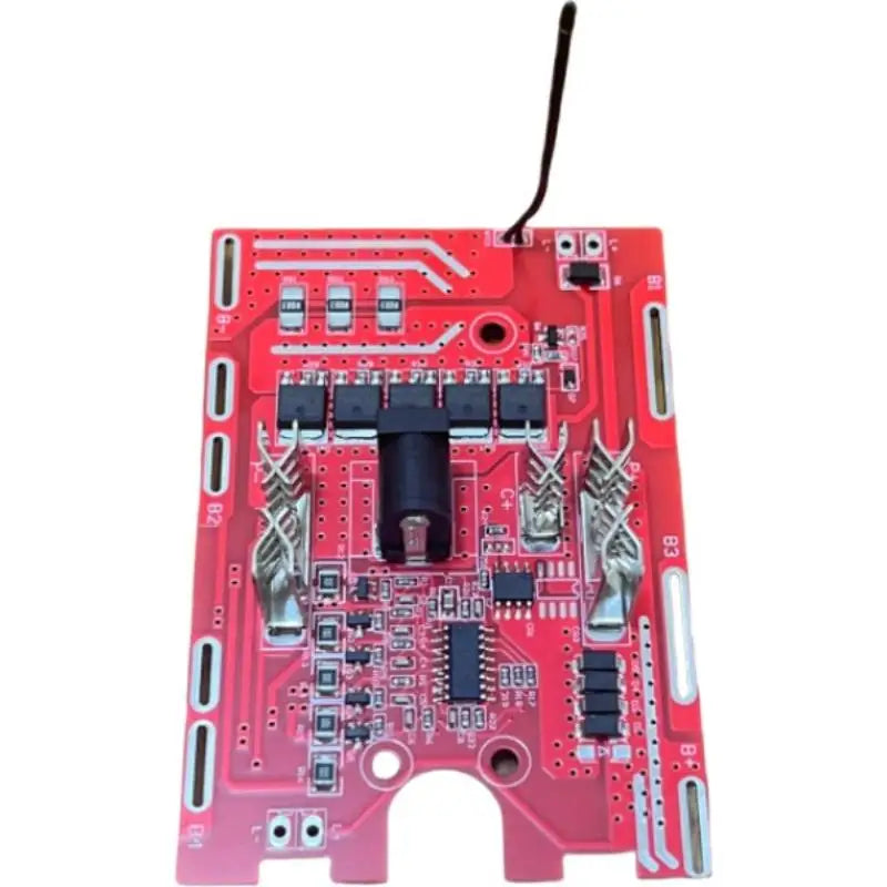 For Makita with Balanced Protection Plate 21V High-Power Alloy Battery Pack with Balanced Protection Board Temperature Control Qme red