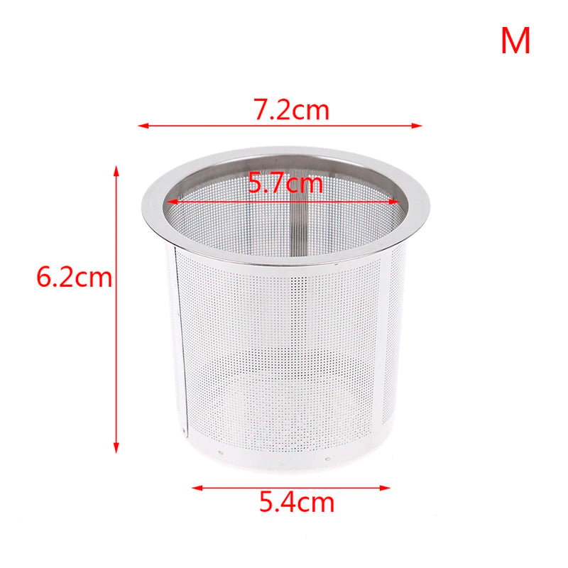 Stainless Steel Tea Infuser Silver Mesh Kitchen Accessories Safe Qme M
