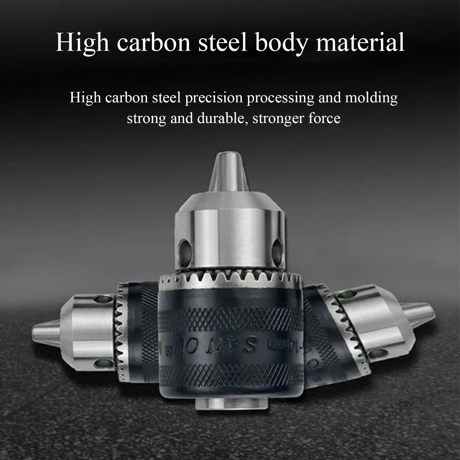 Electric Drill Chuck Electric Drill Adapter Conversion Head Three-Claw Design Woodworking Tool Accessories for 100-Type Angle Qme