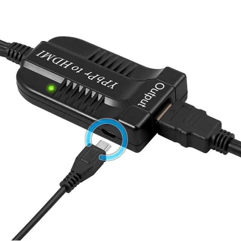 1PCS AV S-Video to HDMI Converter 1080P CVBS R/L Audio Adapter HD Video Converter Cable Qme