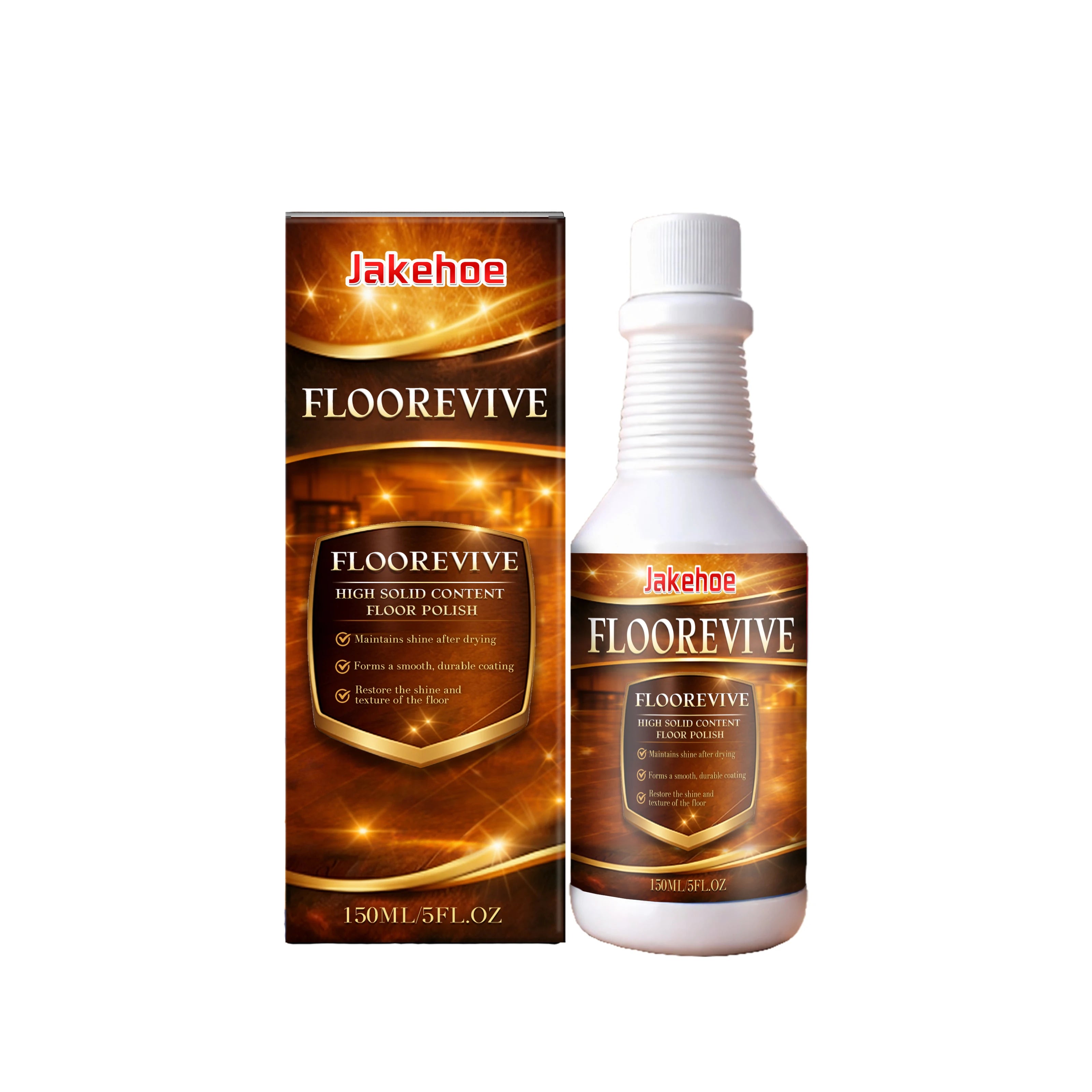 Floor Repairing Agent Reduce Scratches Enhance Floor Gloss & Smoothness Form Protective Layer Polishing Daily Floor Maintenance Qme 150ml Boxed