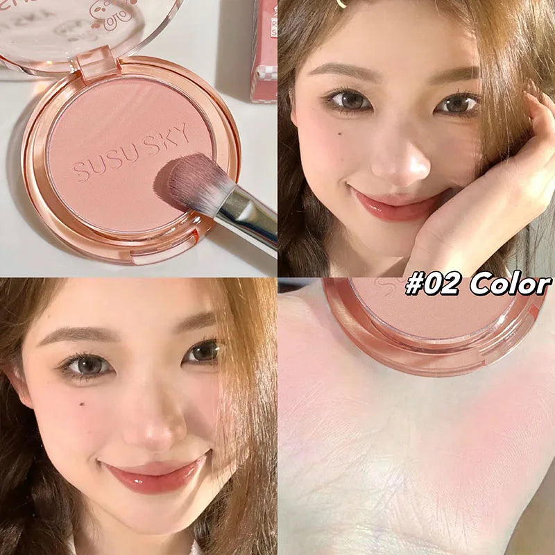 SUSU SKY Rabbit Monochrome Blush Matte Long-lasting Not Easy Fly Qme S33-02