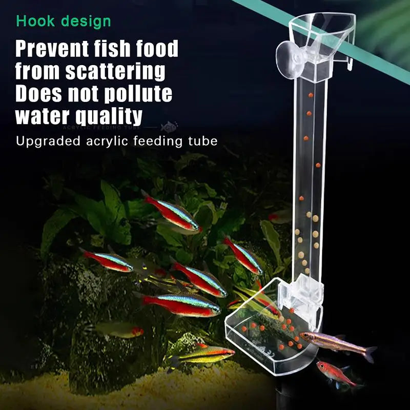 Cleaning Brush Measuring Spoon Shrimp Aquarium Fish Feeding Dish Qme
