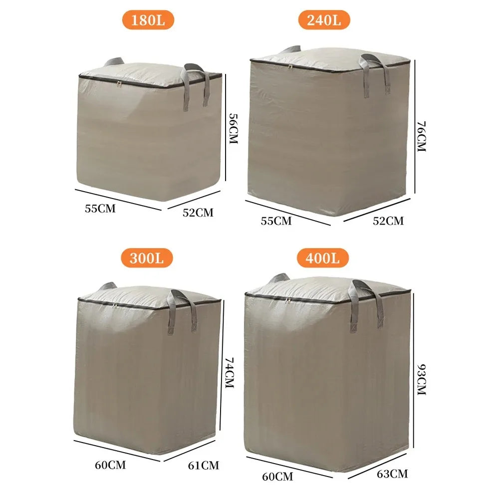 Large Capacity Moving Packing Bag Storage Bag Cotton Quilt Bag Miscellaneous Woven Luggage Bag Clothing Sorting and Storage Bag Qme