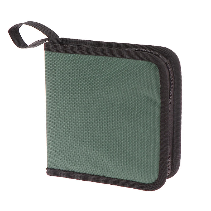 40Tablets CD DVD Discs Oxford Handbags Storage Case Organizer Booklet Qme Green