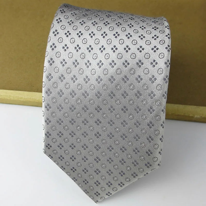 Men Silk Tie Formal Male Mens Navy Brown Groom Wedding Necktie Suit Qme rt-2