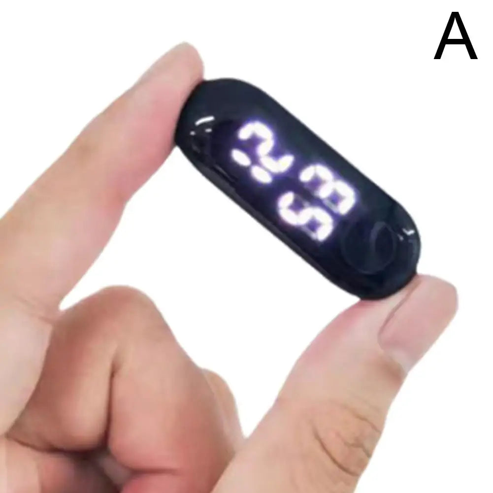 Motorcycle Electric Vehicle Onboard Time Display For Motorcycle Electric Scooter Waterproof Luminous Digital LED Portable Clock Qme White light