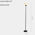 Nordic Minimalist and Fashionable Floor Lamp E27 Living Room Bedroom Study Bedside Modern Multifunctional LED Vertical Lamp Qme 1 light