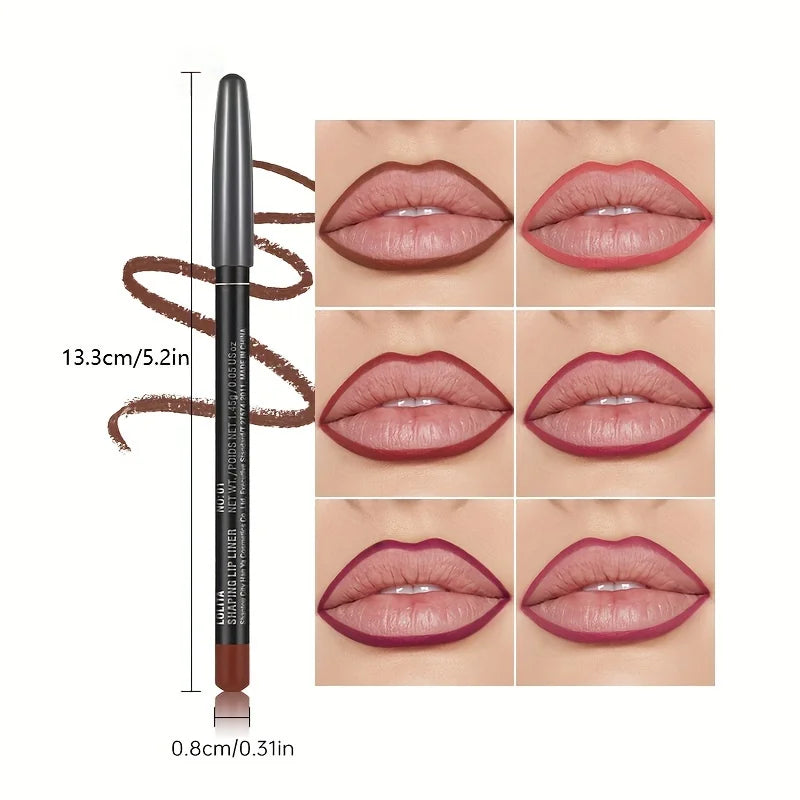 Luxury Matte Lip Liner Long-lasting Smooth Application Perfect Qme