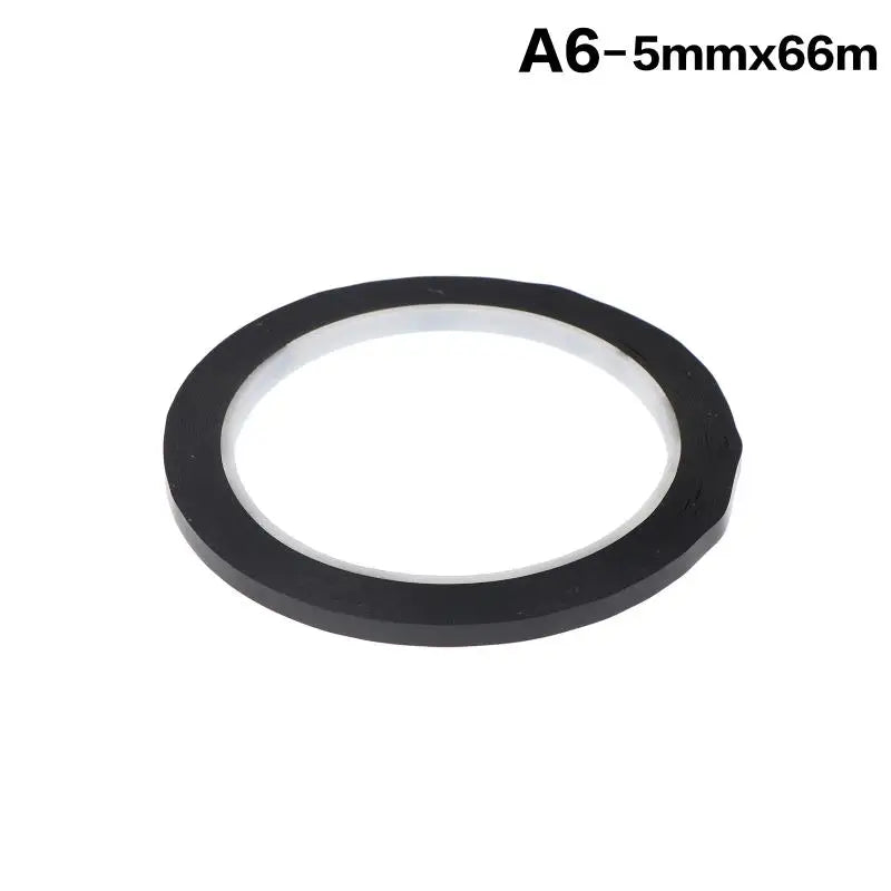 Wear Resistant Desktop Marking Tape 5 66M Self Adhesive Positioning Qme 5mm Black