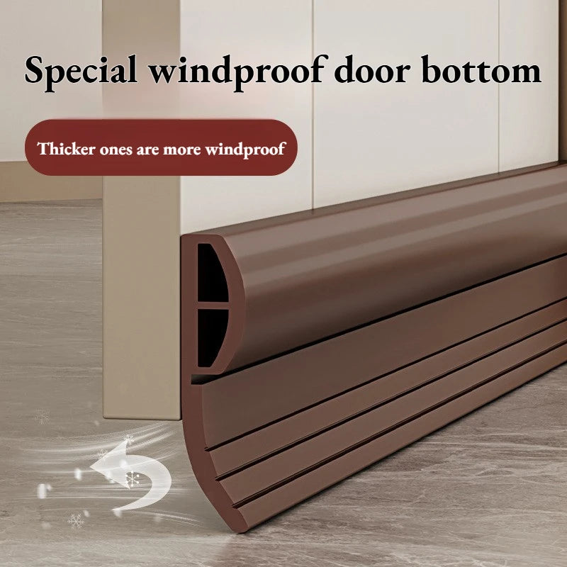 Door Draft Stopper Under Seal Strip Windproof Soundproof Weatherstrip Qme