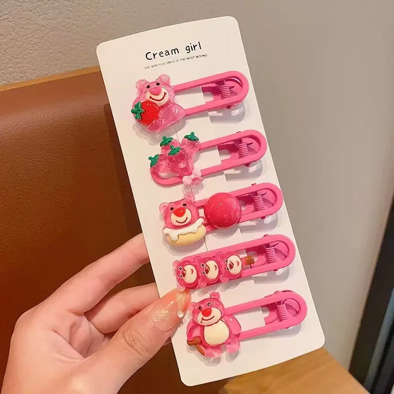 Colorful Stray-hair Duckbill Clip Kuroomi Student Cartoon Hair Girls Qme 43