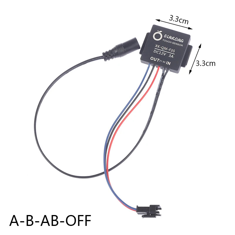 Bathroom Mirror Switch Touch Sensor LED Light Headlight Qme A