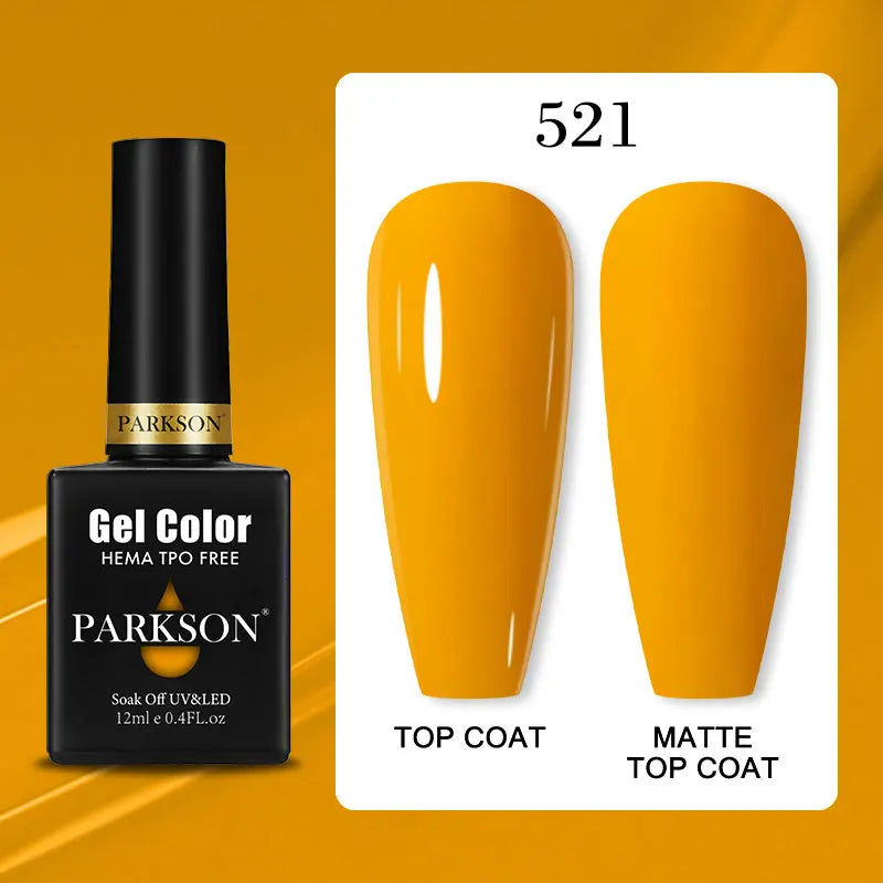Parkson Colorful Nail Gel Polish Lacquer Soak Off UV LED Long Lasting