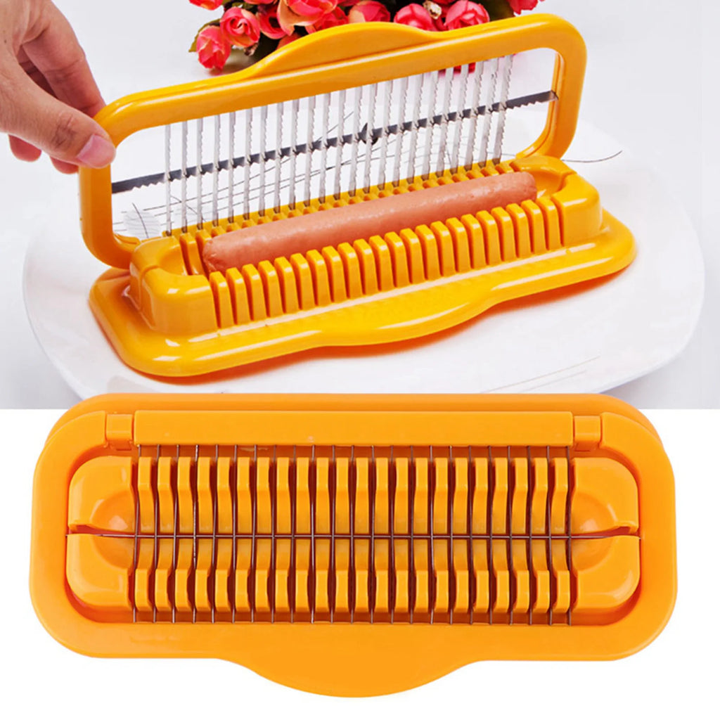 Multifunctional Hot Dog Sausage Cutter Ham Banana Peel Kitchen Tool Banana Cutter Ham Cutter Sausage Cutter Hot Dog Cutter Qme