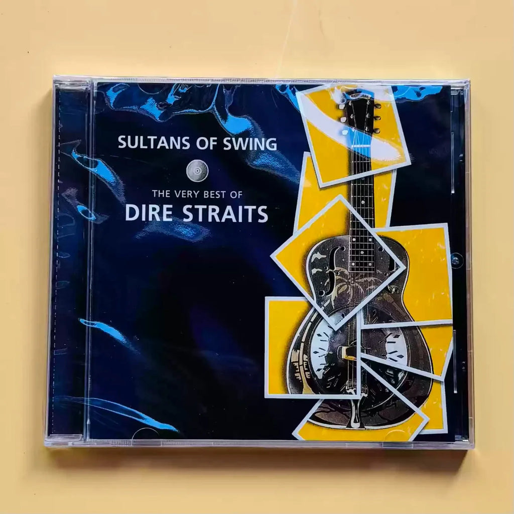 Classic Rock Compilation CD, Featuring Tracks Including Sultans of Swing, Guitar Riff Performance, for Music Lovers Collection Qme Rock CD