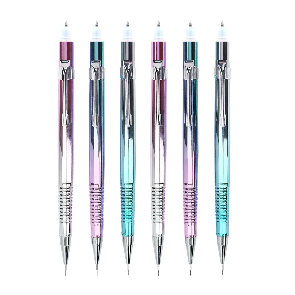2-in-1 Double Tips Ballpoint Pen And Mechanical Pencils 0.3/0.5/0.7/0.9mm,1 Refills,1 Eraser,for Artist Drawing, Sketching Qme