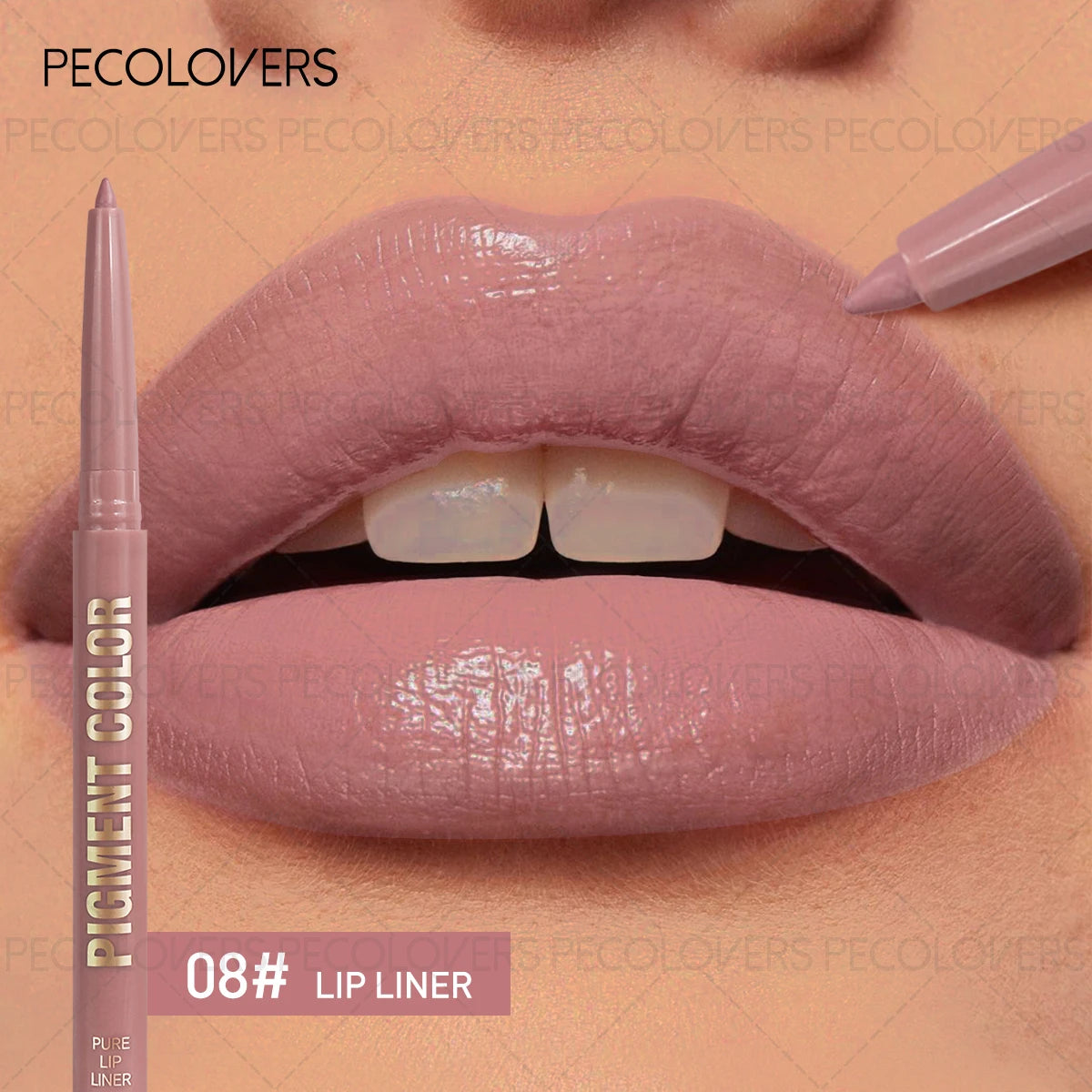 Matte Lip Liner Lipstick Pen Waterproof Long-lasting Non-sticky Qme 08
