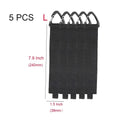 Cord Organizer Holder with Triangle Buckle Wire Manager Power Cord Management Nylon Heavy Cord Storage Straps for Cables Hoses Qme 5pcs-L