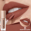Matte Lip Glaze Waterproof Long Lasting Nude Liquid Lipstick Smooth Qme 05 4g Full Size
