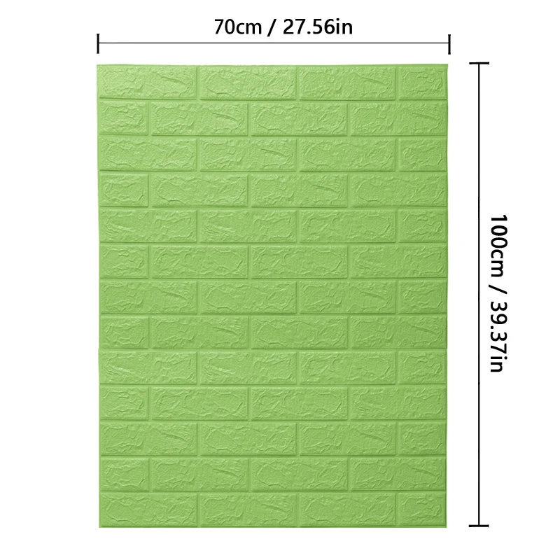 3D Wallpaper for Walls Self Adhesive Waterproof Wall Stickers Home Decoration Decorative Wall Panel European Room Decoration Qme 5 70x100cm-10pcs