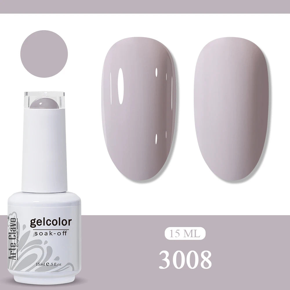 Arte Clavo Amber Gel Nail Polish Translucent Vintage Jelly Semi