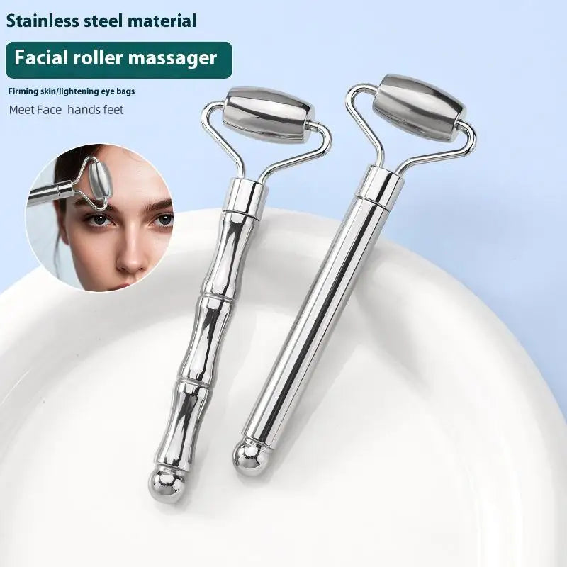 Massage Roller Skin Tightening Face Lifting Beauty Care Stainless Qme