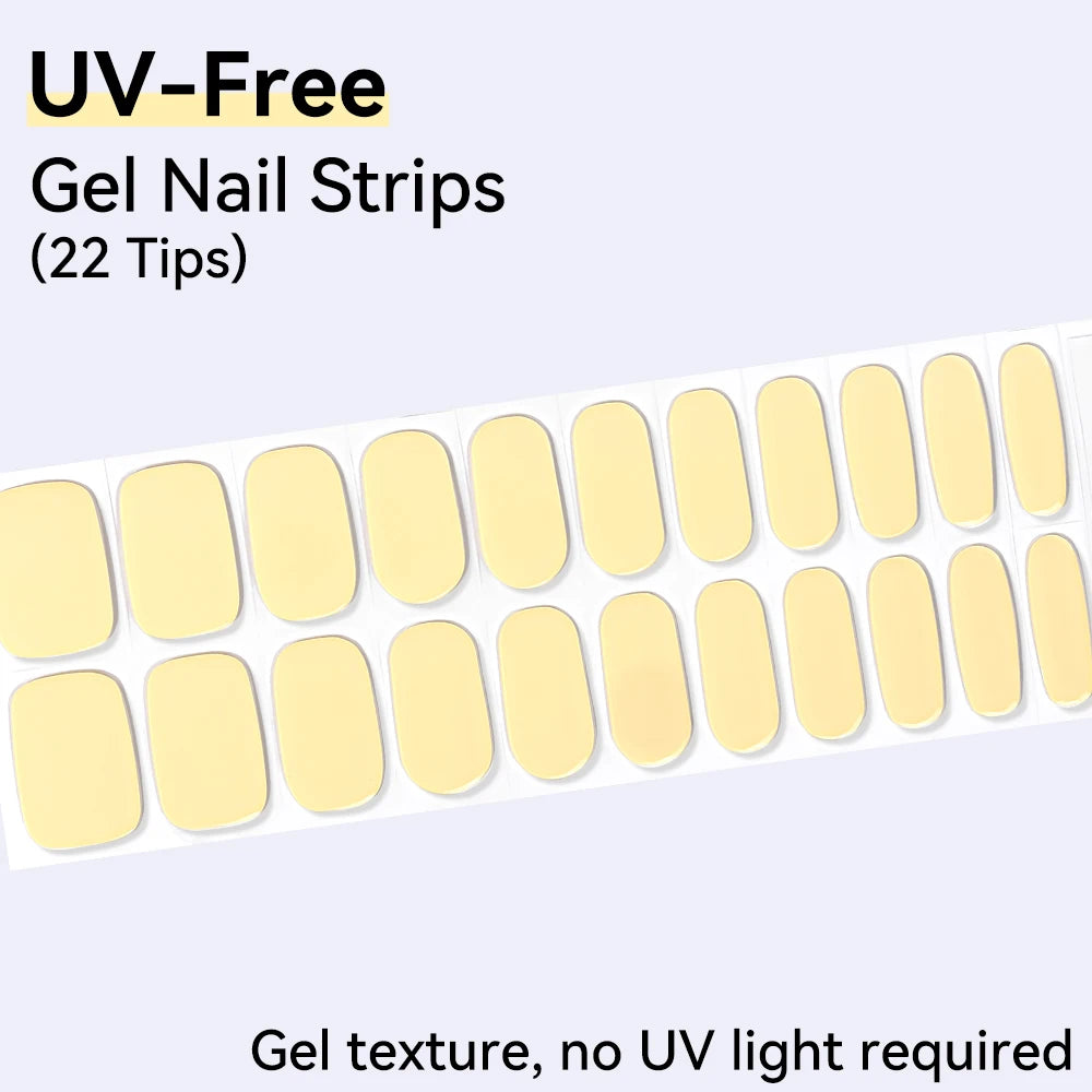 22Tips Full Cover Nail Stickers Valentine's Day Love Polish Sticker