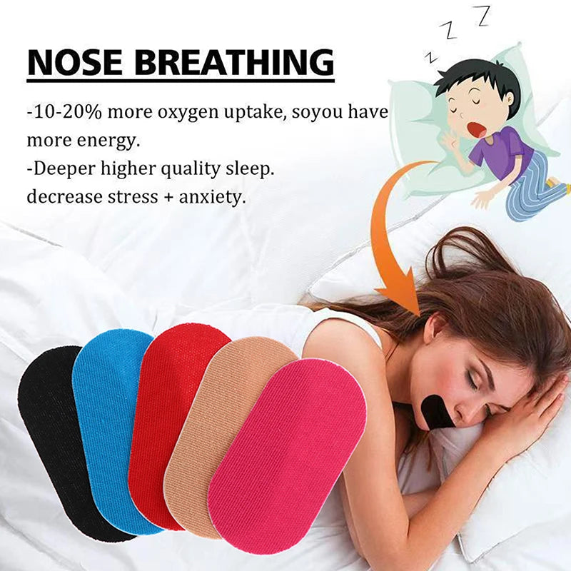 Medical-grade Anti-snoring Mouth Tape Nasal Strips Improved Breathing Qme
