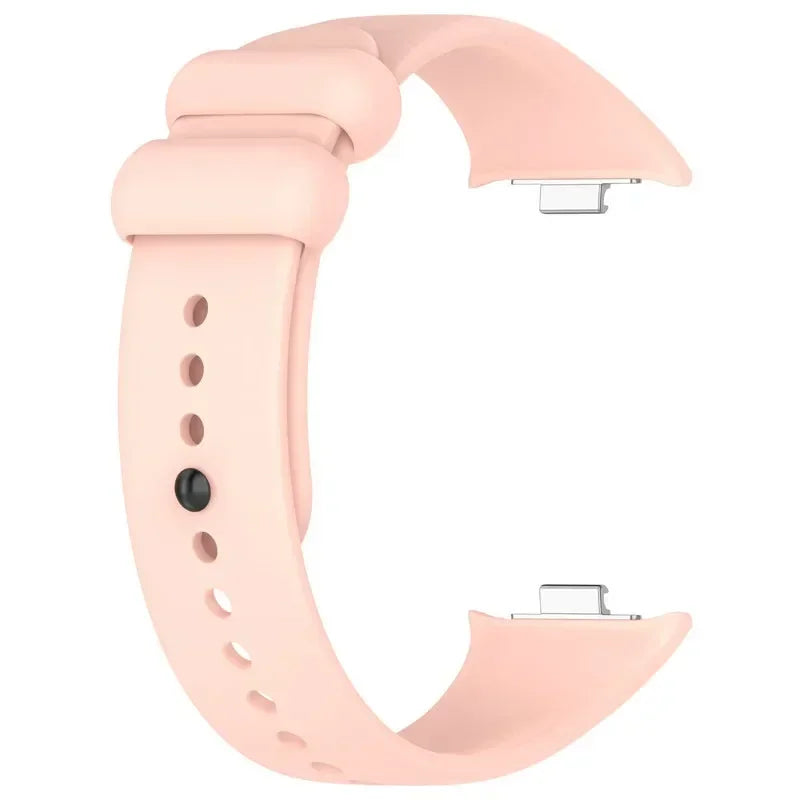 Strap+case for Xiaomi Mi Band 8 Pro Strap Smart Band Protective Case Silicone Wristband Bracelet for Miband 8Pro Qme Pink Strap Mi Band 8 Pro
