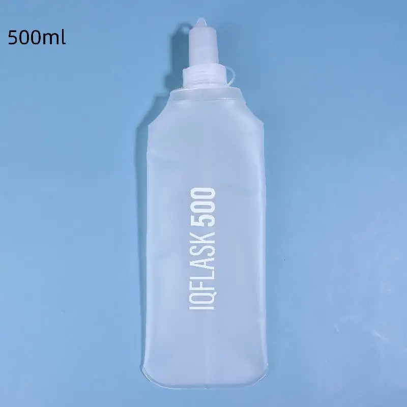 Folding Water Bottle TPU Collapsible Soft Flask Outdoor Sport Hiking Qme A6