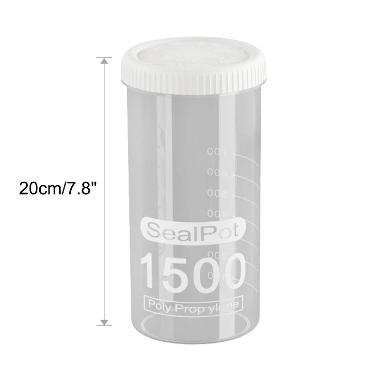 Kitchen Keep Fresh Storage Jar Beans Flour Pasta Grain Sealed Can Qme XL