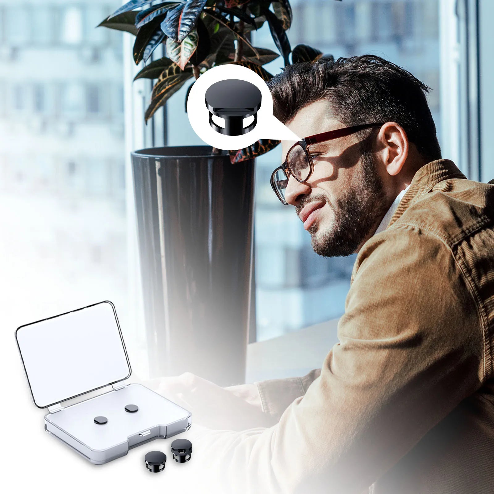 2/4/6Pcs LED Light Dimming Blocker for Meta Glasses's Camera Lens Protect Covers for Meta/ Meta HSTN Smart Glasses Qme