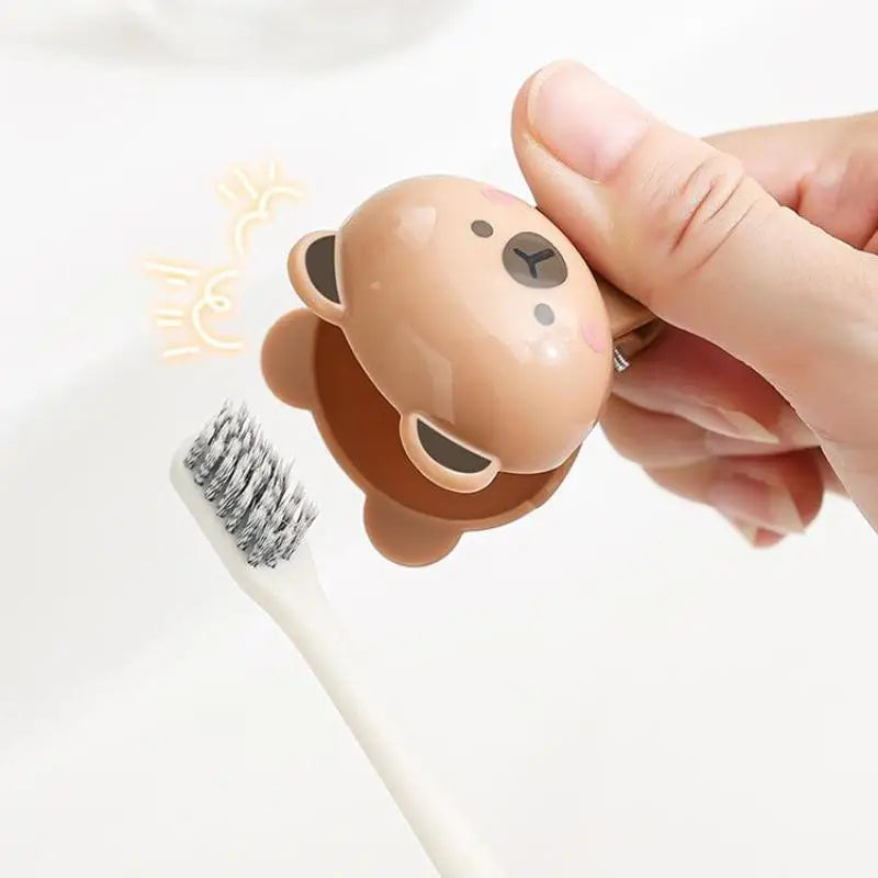 Dustproof Head Protector Cap Household Travel Cartoon Animals Qme