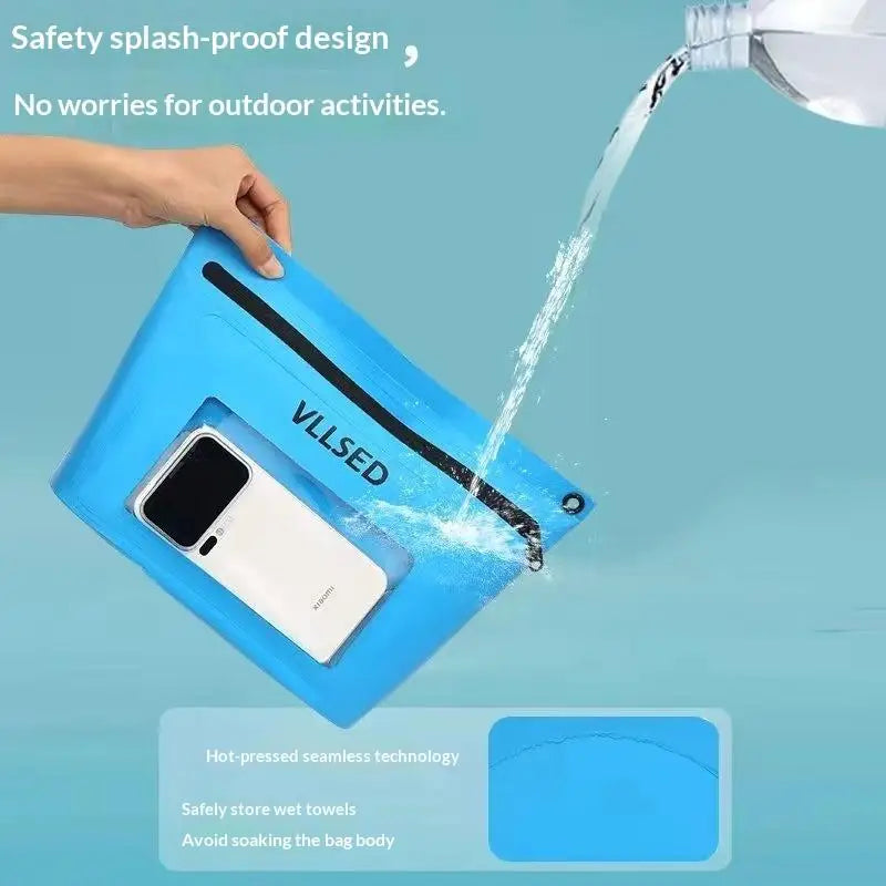 Dry Bag Touch Screen Waterproof Bags Shoulder Mobile Phone Drifting Qme
