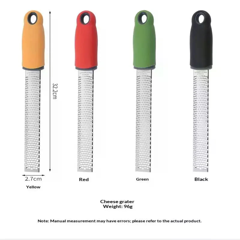 Multipurpose Cheese Grater Citrus Zester Parmesan Lemon Ginger Garlic Qme