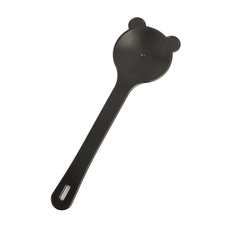 Eye Occluder Professional Black Bear Shape Handheld Optometry Tool Qme smooth
