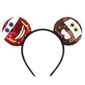 Anime Cars Hair Accessories Pixar 95 Lightning McQueen Mickey Mouse Ear Headband for Girls Kids Women Sequin Bow Hairband Qme Headband 1