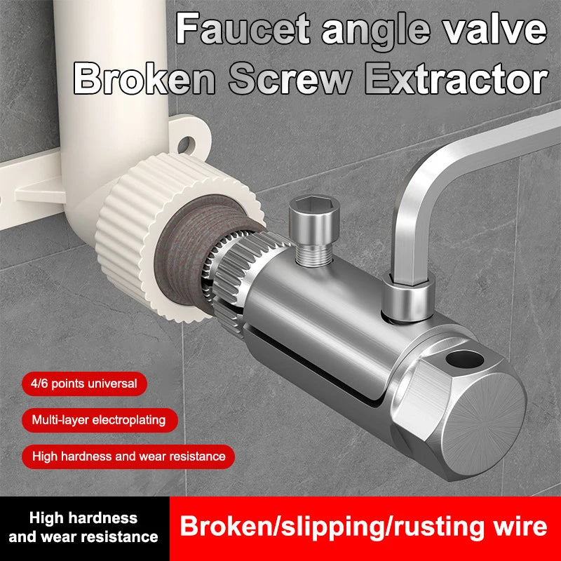 Extractor Remover Tools Universal Faucet Broken Wire Damaged Screw Qme