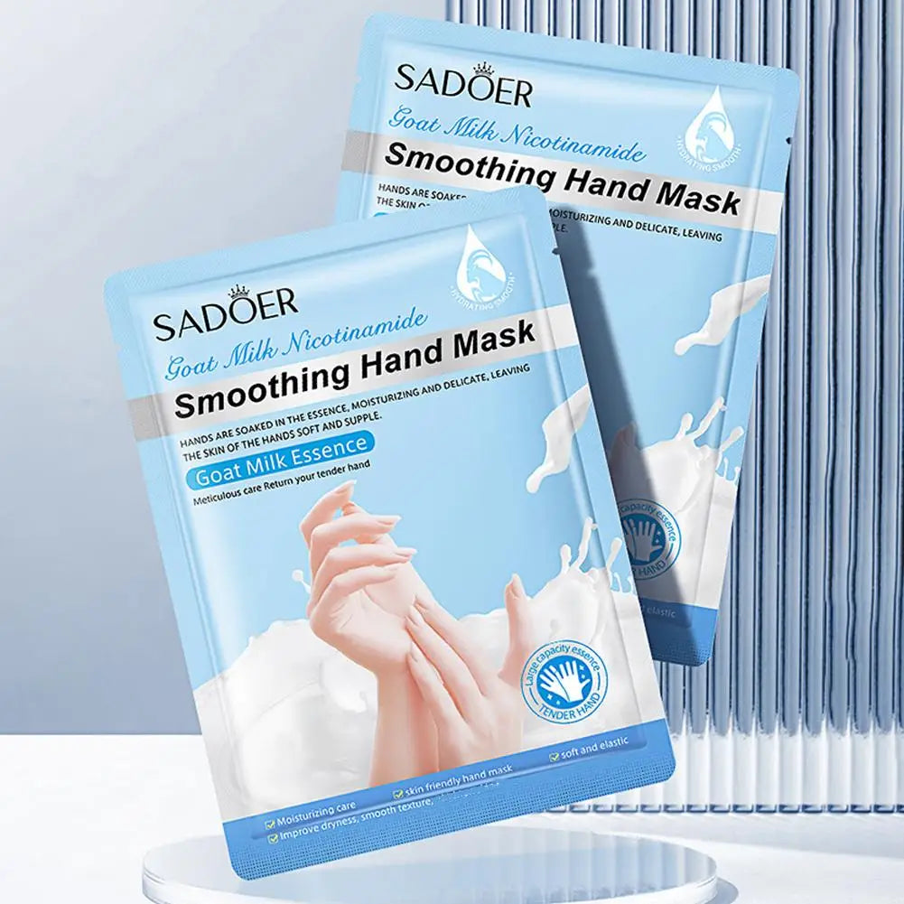 1 Hydrating Hand Mask Gloves Moisturizing Overnight Dry Cracked Hands Qme
