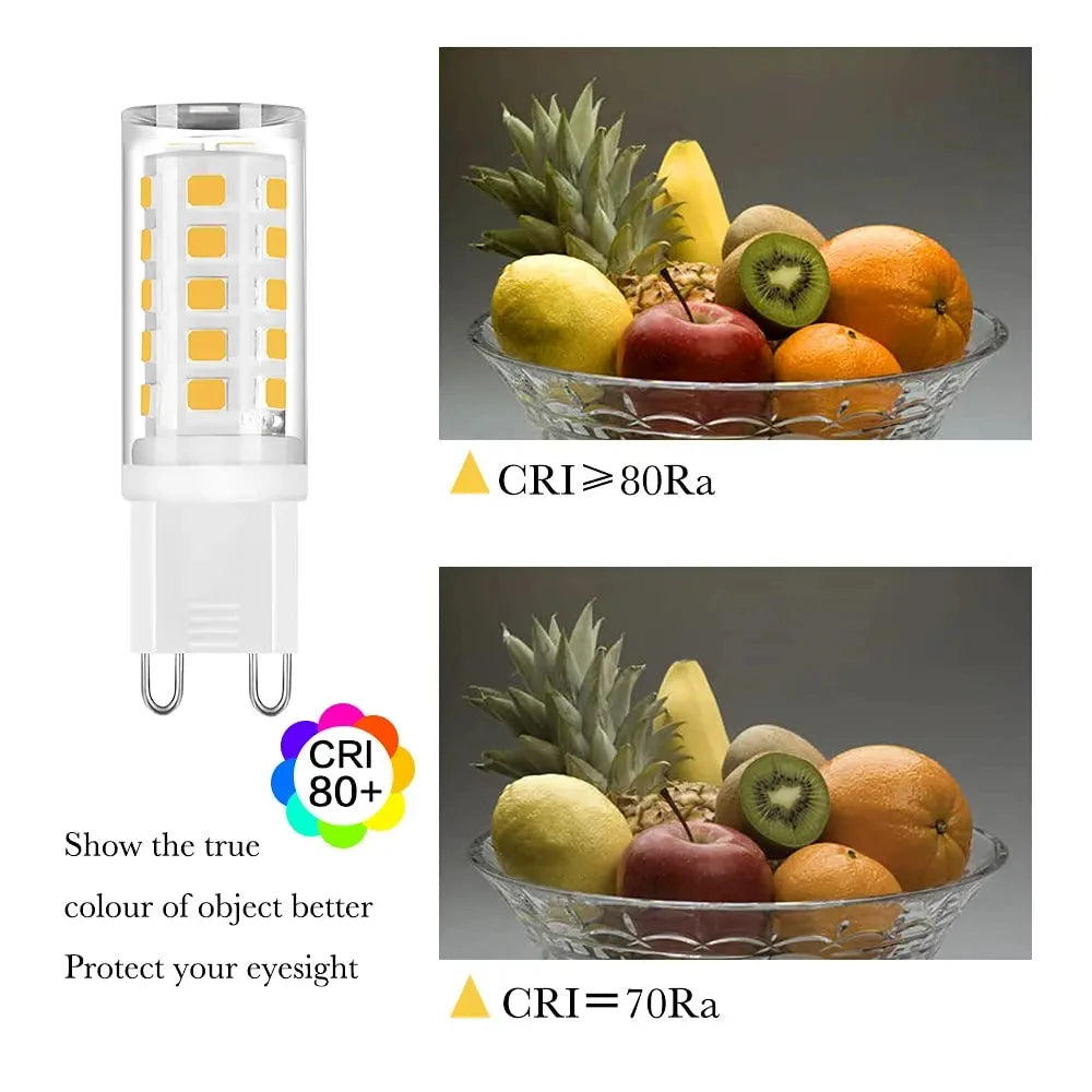 10 pcs G9 Led Corn Bulb Warm Cold Light 220V-240V G9 Lampada Led Bombillas Replacing Halogen Light Energy-Saving Qme