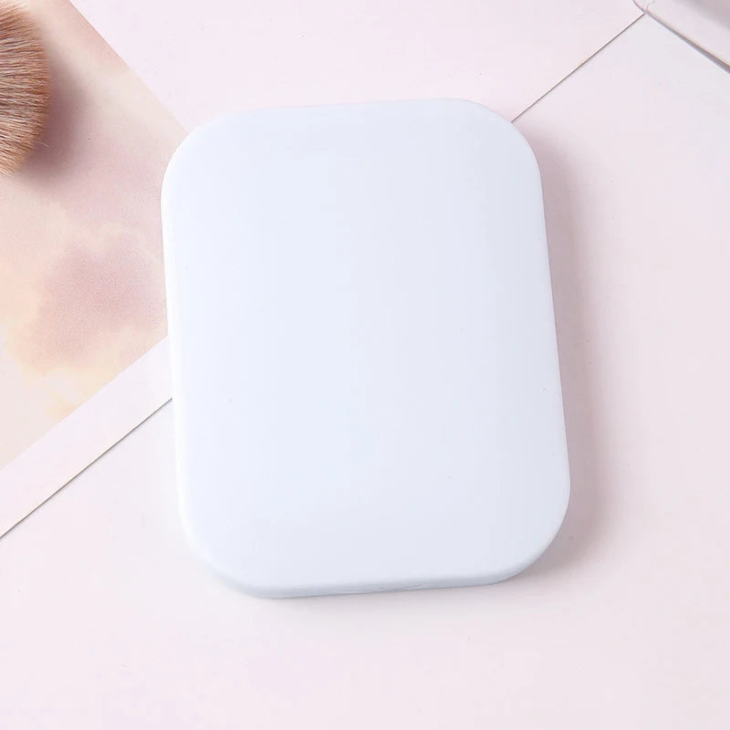 Comb Girl Makeup Tools Vanity Miror Small Mirror Solid Fashion Qme Blue