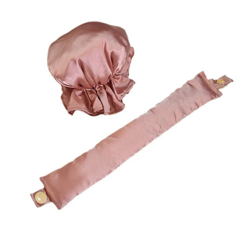 Heatless Curling Rod No Heat Hair Curler Silk Curls Soft Rollers Qme Pink China Mainland