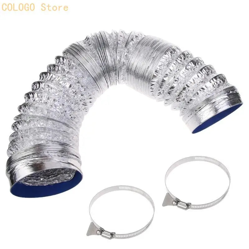 Ventilator Pipe Aluminum Tube Air Ventilation Hose Exhaust Duct D0LD Qme 300cm CN